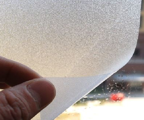 登封玻璃门外面粘广告用什么材料好？